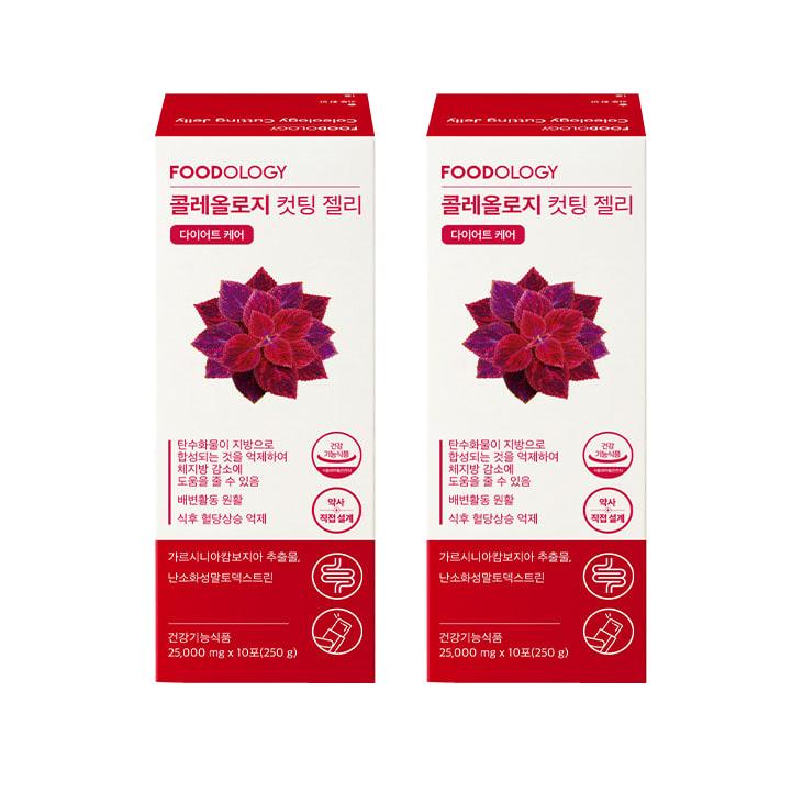 FOODOLOGY Galaretka do cięcia Coleology (25 g × 10 saszetek) (3 opcje)