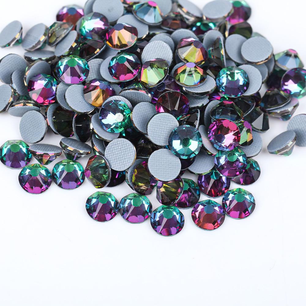2088 16Cut Austrian Rhinestones Diamond Nail Art 3D DIY Mobile Phone Case ABS Hot-Fix Rubber Bottom Flats Glass Jewelry Shoes