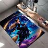 Witch Flying Through Magical Sky Carpet Yoga Living Room Room Decor Children's Crawling Mat Doormat Area Rug Games Mat