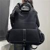 Damen Nylon-Netz-Patchwork-Rucksack Große Kapazität Lässig Vielseitig Schulter-Handtasche