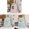 Style Backpack For Girls With Nylon Material And Large Capacity For School Use