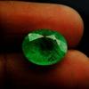Natural Green Emerald Loose Gemstone Colombian 7 ct Oval Cut for Jewelry Making and Gem Collections