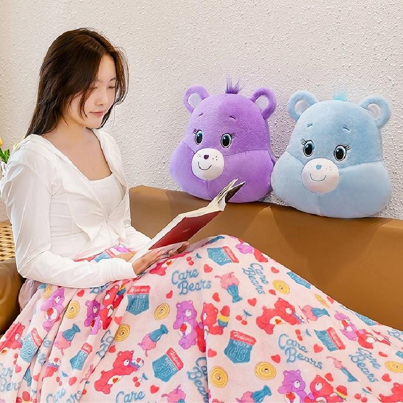 Adorable Animal Plush Bear Hand Warmer With Soft Blanket And Supportive Pillow Design