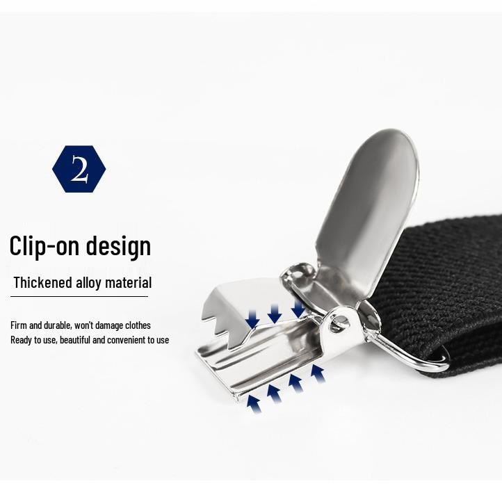 Kids Y-Back Elastic Suspenders with Clips