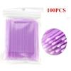100/200/500/1000PCS Cotton Swab  Extension Disposable Eyelash Glue Cleansing Brushes Applicator Sticks Makeup Tools