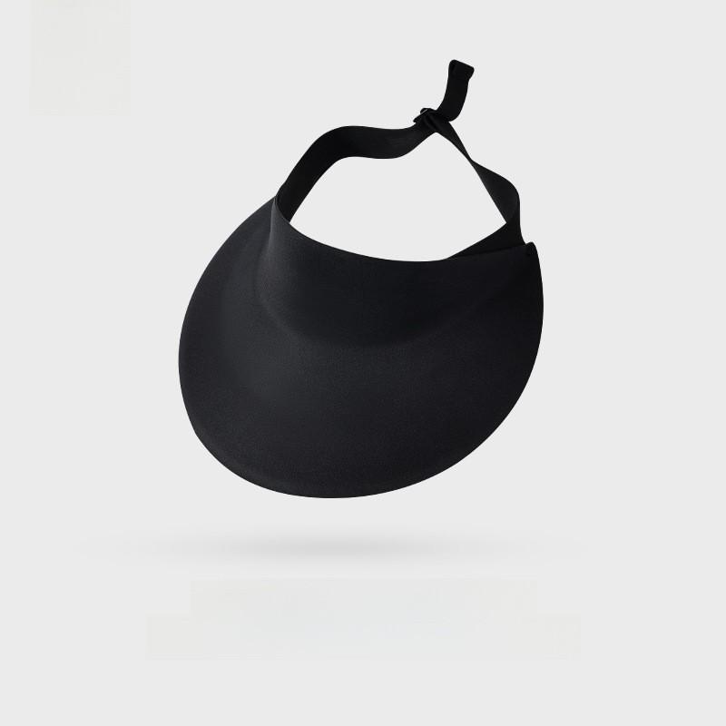 

Sun Protection Hat For Women Foldable Sunshade Cap With Extended Brim Summer Outdoor Uv Blocker чёрный