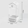 Bird Automatic Feeder Parrot Drinker Food Container Hanging Anti Spill Waterproof Cage Accessories For Small Medium Birds