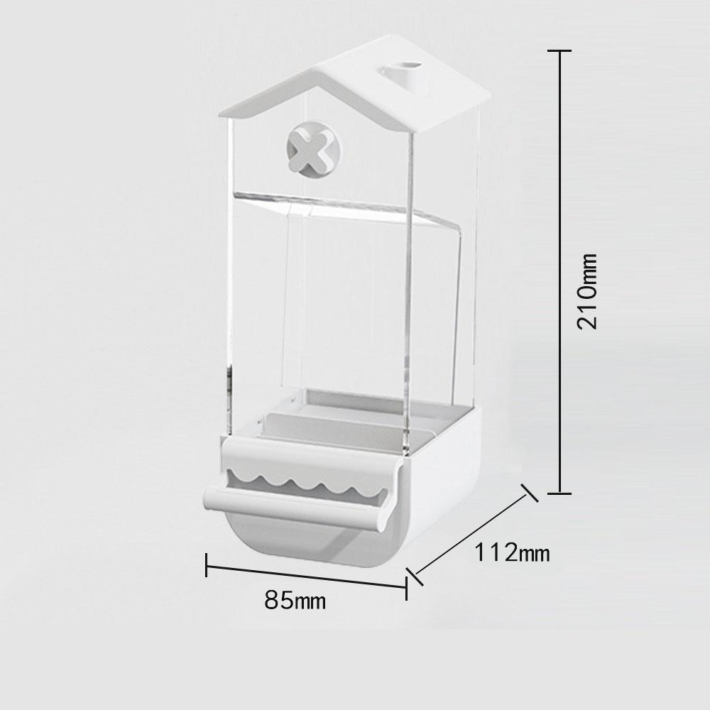Bird Automatic Feeder Parrot Drinker Food Container Hanging Anti Spill Waterproof Cage Accessories For Small Medium Birds
