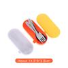 Stainless Steel Spoon Fork Set Short Handle Children'S Tableware Household Baby Food Spoon Soup Spoon