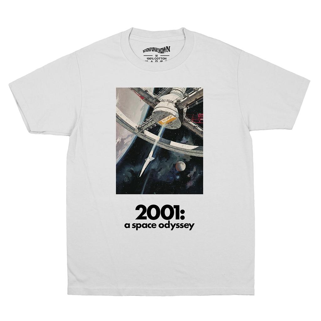 2001 A Space Odyssey TShirt Stanley Kubrick The Shining Classic Movie Print Unisexs Clothing Short Sleeve Cotton Tee Shirt