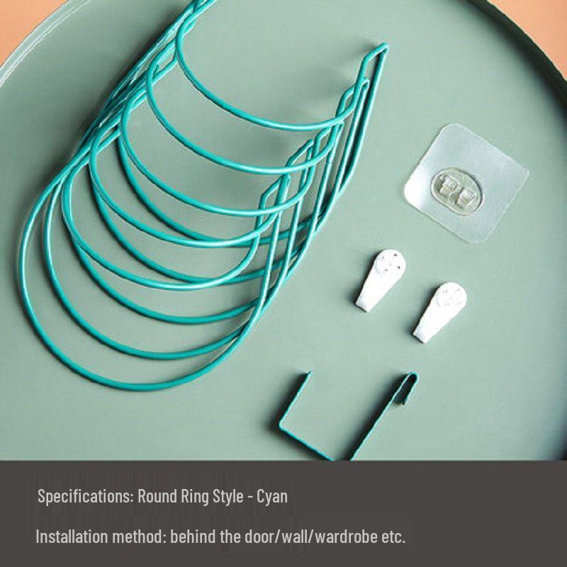 Wall-Mounted Hat & Scarf Holder for Bedroom or Dorm