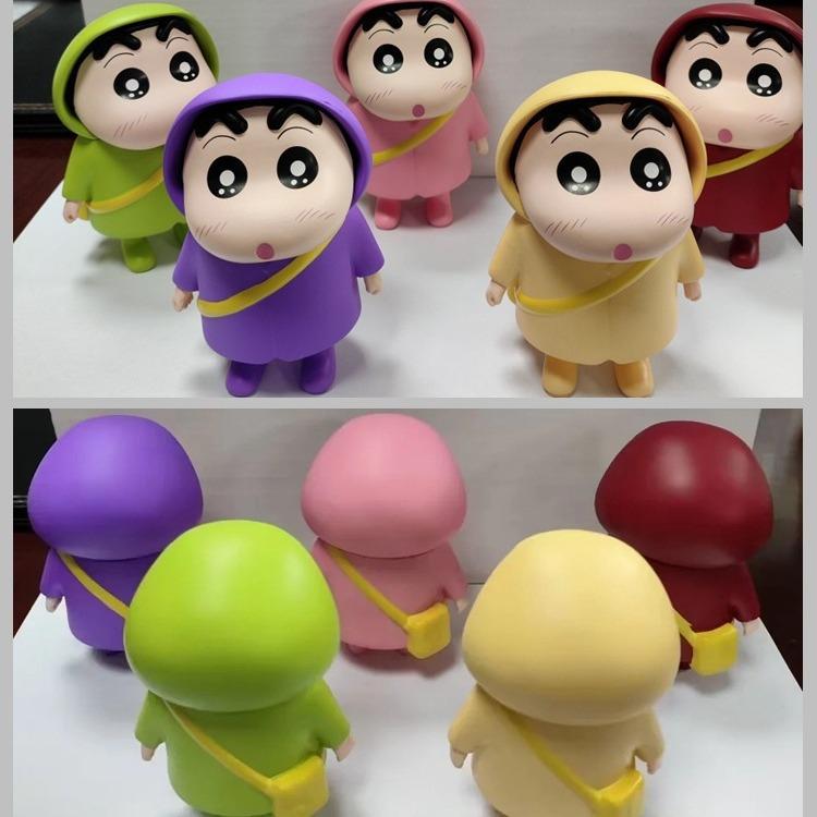 Nohara Shinosuke Q Version, Raincoat Version, Crayon Shin-Shin, Confession, Love, Raincoat Shin-Shin, Boxed Figure.