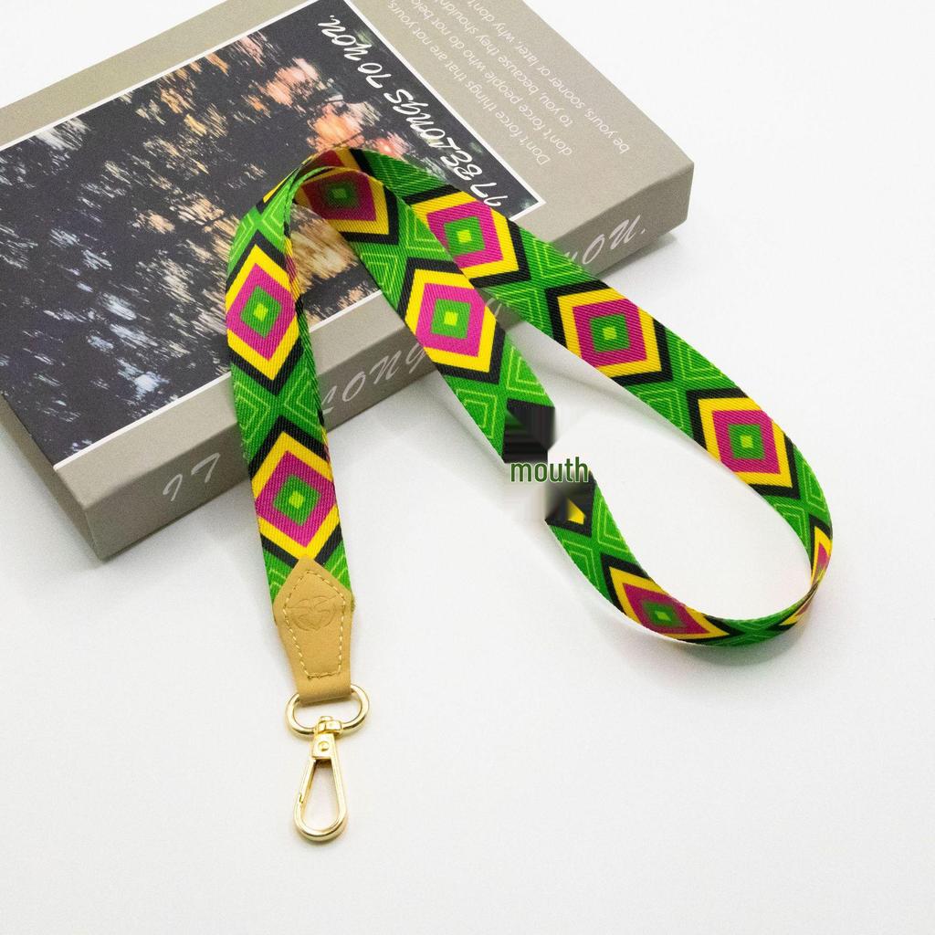 Colorful Camera & Keychain Anti-Lost Woven Wrist Strap for Water Cup, Bag & Mobile Phone