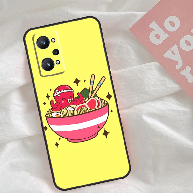 Eating Ramen Noodle Lovers Case For Realme C75 C63 C61 C65 C67 C55 C51 C53 C35 C71 15 11 12 13 14 Pro Plus GT6 GT7 Pro