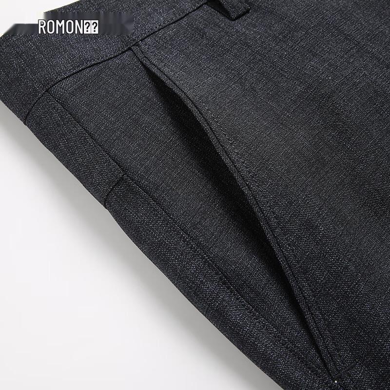 Luomeng Men's Anti-Wrinkle Straight Leg Dress & Casual Pants