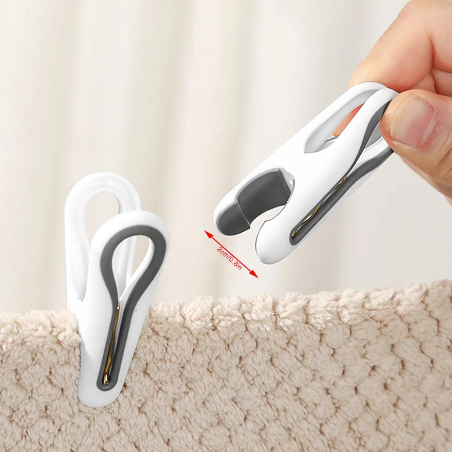 12pcs Multipurpose Chip Clips Perfect for Clothes Socks Towels Hanger Food Bag Sealer Photo Crafts Clips Clothes Drying Line Peg