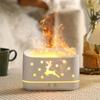 300ML Sika Deer Aromatherapy Diffuser Flame Lamp USB Essential Oil Diffuser Ultrasonic Cool Mist Maker Aroma Air Humidifier