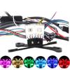 Pair RGB LED Devil Eyes Demon Eye Car Headlight Projector Bluetooth Control