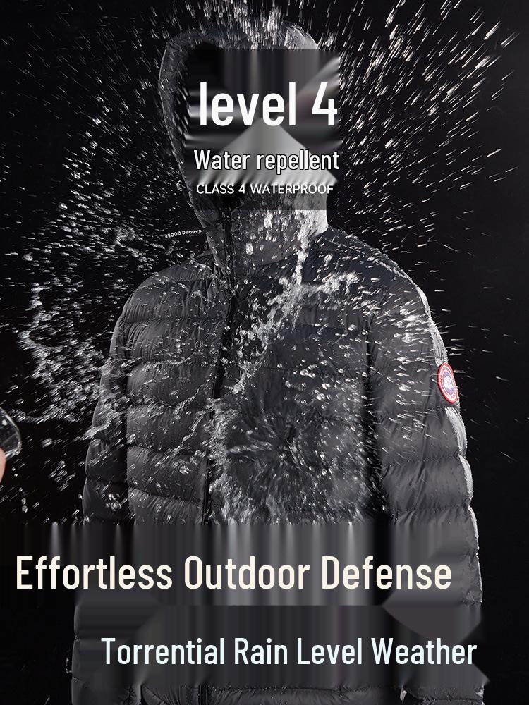 Chaleco Ligero de Plumas Unisex Big Goose Negro - Colección Otoño/Invierno 2025