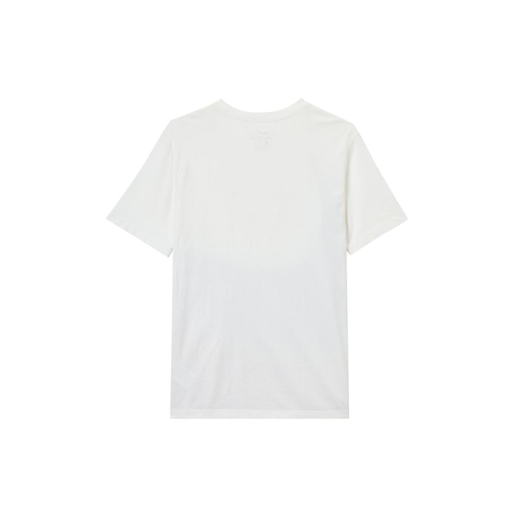 Nike T Shirts Men's White Crew Neck Moderate Straight Fit CK9586-103