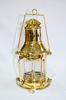 12" Polished Brass Ship Boat Anchor Lantern Nautical Maritime Rail Road Oil Lamp
