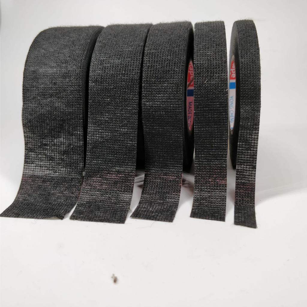 1/3Pcs 32/25/19MM Heat-resistant Adhesive Cloth Fabric Tape for Automotive Cable Tape Harness Wiring Loom Electrical Heat TapePinstriping Tape 3