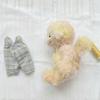 [USED] Pastel-colored Monkey OOAK Stuffed Toy Teddy Bear by an Overseas Artist