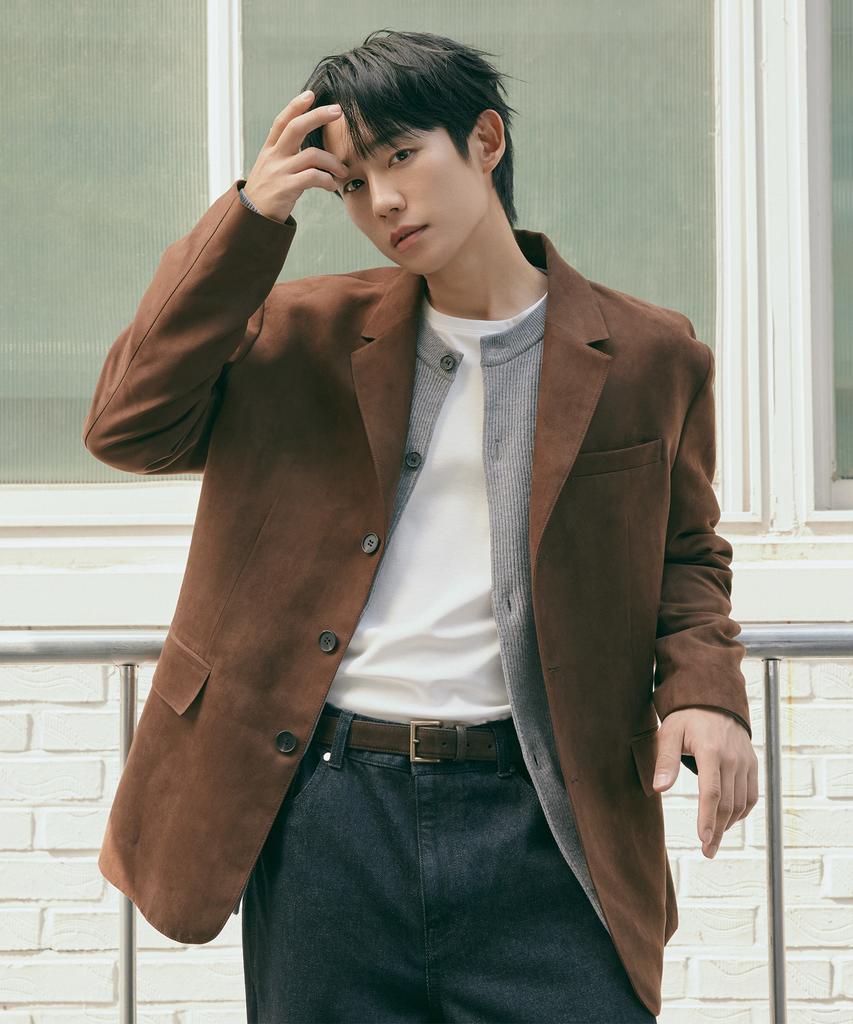 Mindbridge [Couture] Suede Oversized Jacket