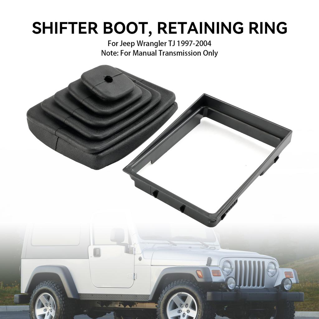 Schalthebelmanschetten-Halterblende Ring Manuelles Getriebe Passend Jeep Wrangler TJ 1997-2004