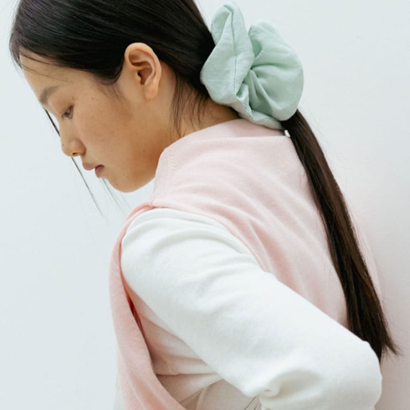 THE RYE Silky Scrunchie L(Mint)