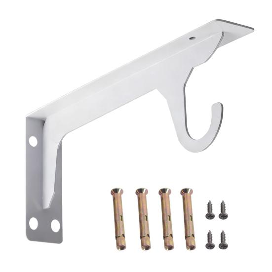 1/2Pcs Support Frame Heavy Duty Industrial Shelf Brackets Steel Wall Shelf Support