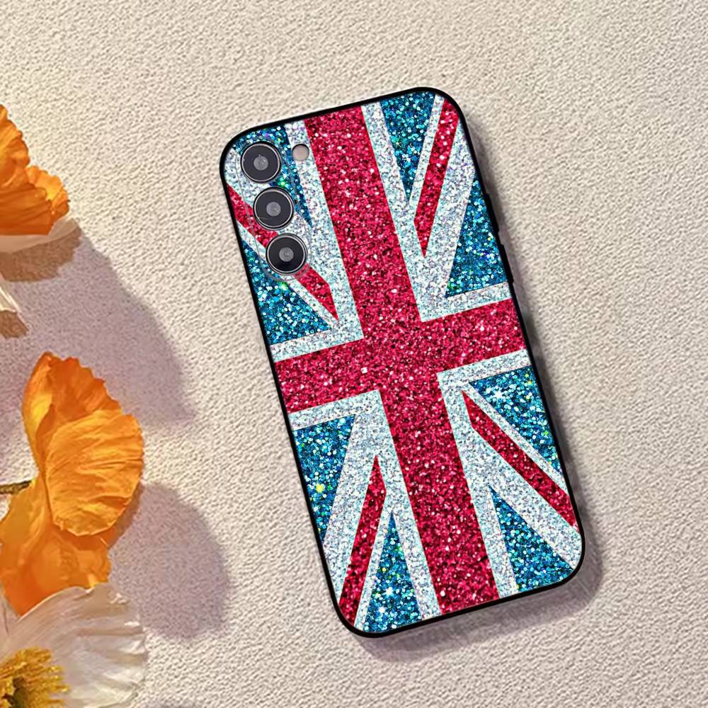 England F-Flagge Anfeuern bei Fußballwettbewerben Handyhülle Silikon Weich Für Samsung Galaxy A73,A72,A71,A70,A53,A52,A51