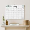 18 Months Leaf Pattern Calendar Square Weekly Schedule Calendar Durable Wall Calendar  Office