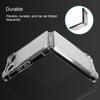 Transparent Case For Samsung Galaxy Z Flip 3 Soft Tpu +Pc Four -Corner Explosion -Proof Protective Cover For Galaxy Z Flip Case