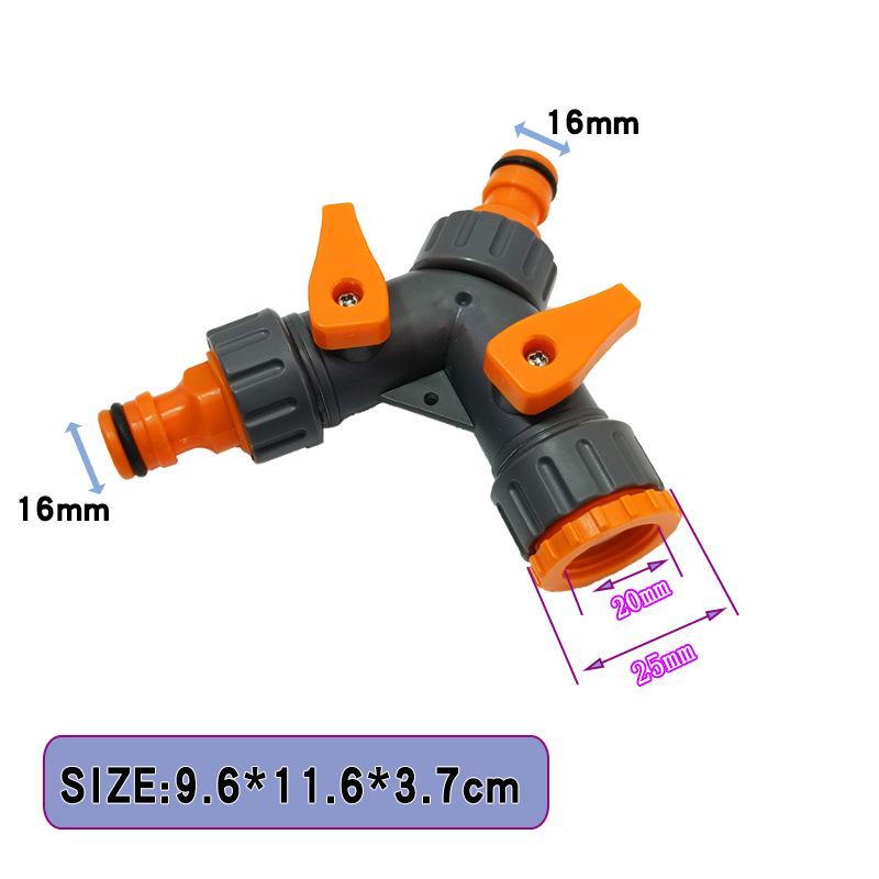 Verdickter ABS-Vierwege-Wasserrohr-Schnellverbinder mit Schalterventil-Verteiler
