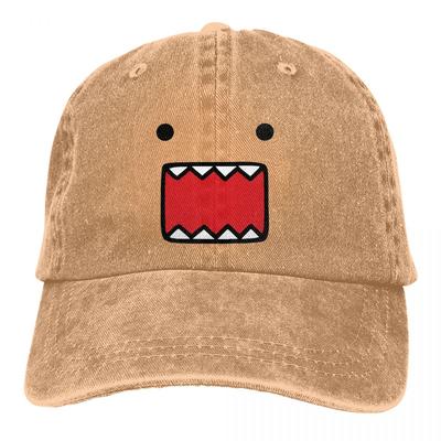 Casquette d'été pare-soleil Domo Kun poupée visage casquettes Hip Hop chapeau de Cowboy chapeaux à pointe