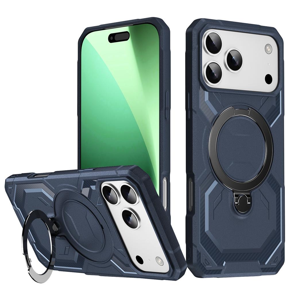 For iPhone 17 Pro Max Case Compatible with MagSafe Kickstand TPU+PC Phone Cover