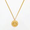 Fenny 18K Gold Plated Waterproof Designer Fashionable Cute Bee Coin Pendant Stylish Stainless Steel Necklace for Women