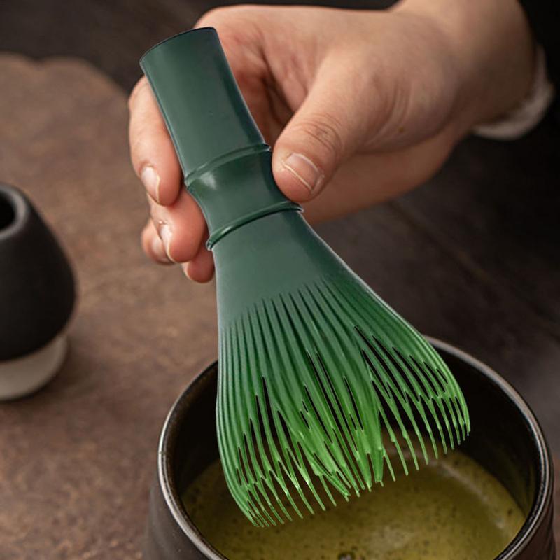 Matcha Green Tea Brushes Traditional Matcha Whisk Reusable Resin Matcha Whisk Chasen Dishwasher Safe Matcha Stirrer