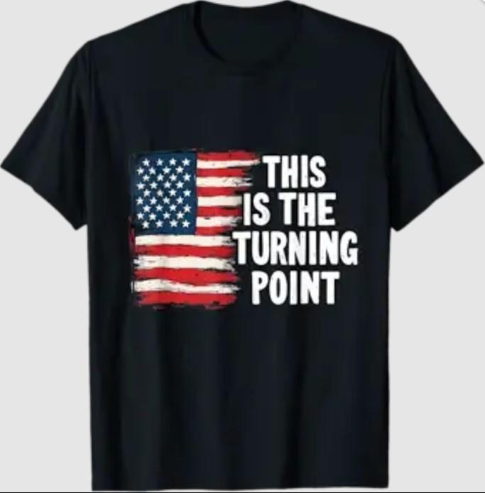 This is The Turning Point Tee USA Flag T-Shirt Unisex T-Shirt