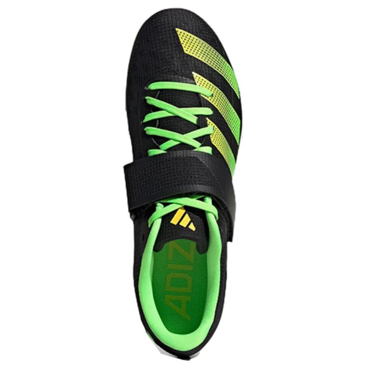 New Adidas Adizero High Jump 'Black Solar Green' GY8397