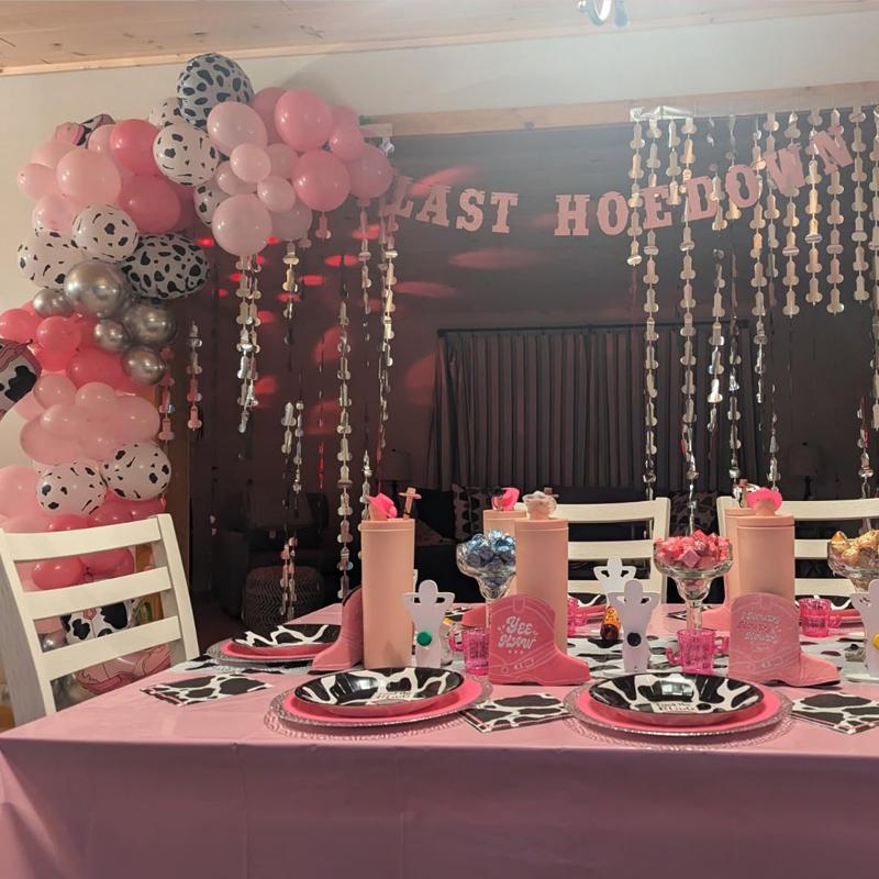 1x2m/2x2m Bachelorette Party Decorations Penis Rose Gold Metallic Foil Fringe Curtain Bridal Shower Hen Party Photo Booth Props