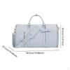 Women Garment Duffel Bag Adjustable Strap Travel for Business Hiking