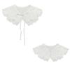Women False Collar Elegant French Floral Collar Girl Casual Decorative Collar
