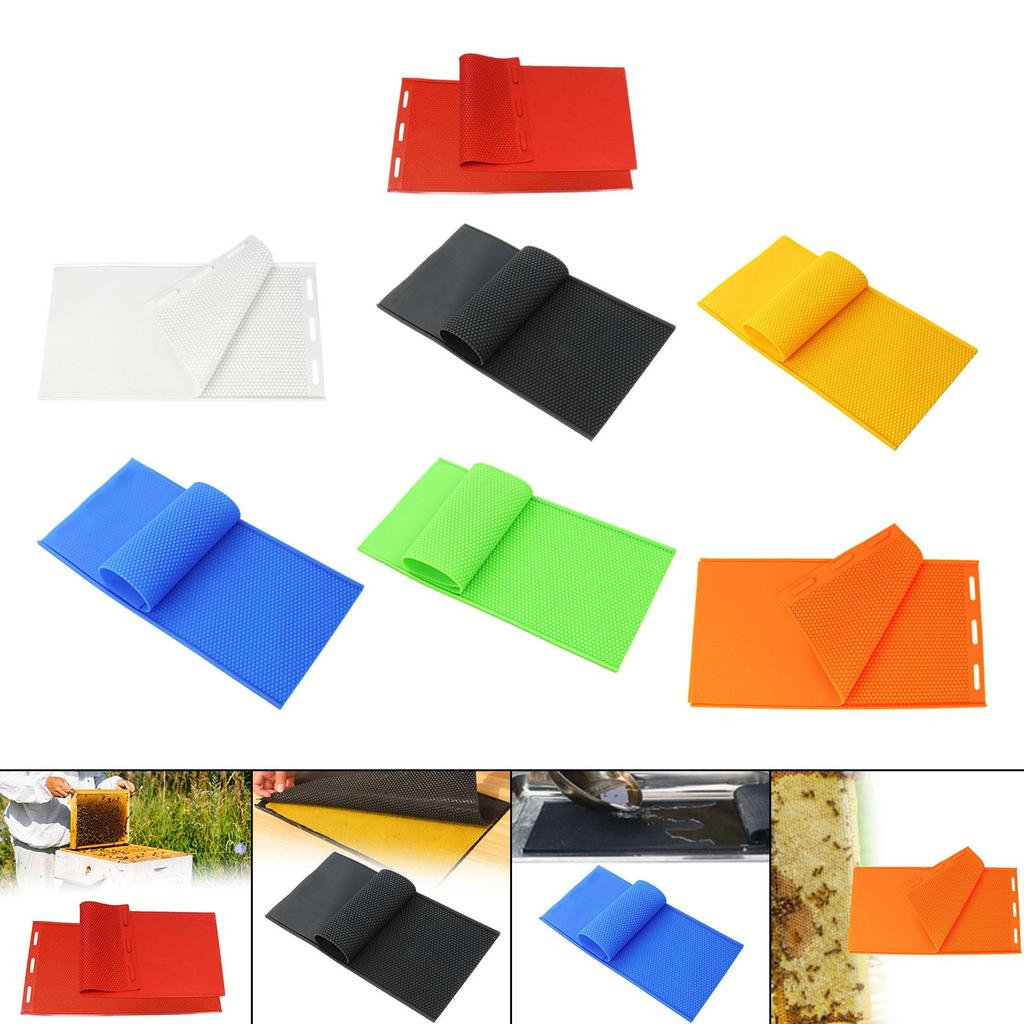 Beeswax Foundation Sheet Convenient Silicone Flexible Press Embosser Wax for Nest Box Beekeeper Beehives Beekeeping Accessories