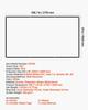 Projector Screen, 3048 mm 16:9 4K 1080 HD Projection Screen, Wall Mounted Projection Dispaly Projector with 8 Hooks and Double-Sided Tapes, Portable