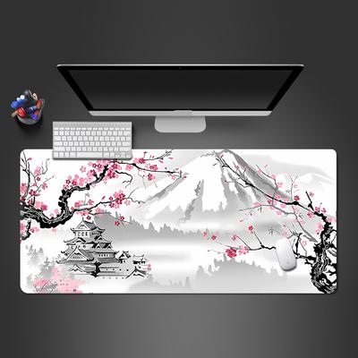 Tappetino per Mouse Fiore di Ciliegio Sakura Giapponese Gaming Casa Tappetino Mouse XXL Tappetino Tastiera Tappeto Ufficio Tappetino Mouse Laptop Accessorio da Scrivania