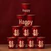 Disposable Gold Foil Wedding Paper Cups