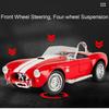 1:22 Scale Shelby AC Cobra Supra Toy Car Model Alloy Diecast Doors Opened Supercar Light Sound Models Birthday Gifts for Boys
