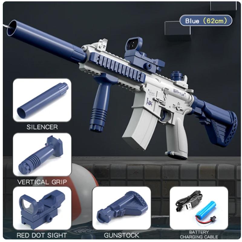 New Electric M416 Water Gun Electric Glock Pistol Shooting Toy Fully Automatic Summer Beach Toy Children Boys and Girl Gift